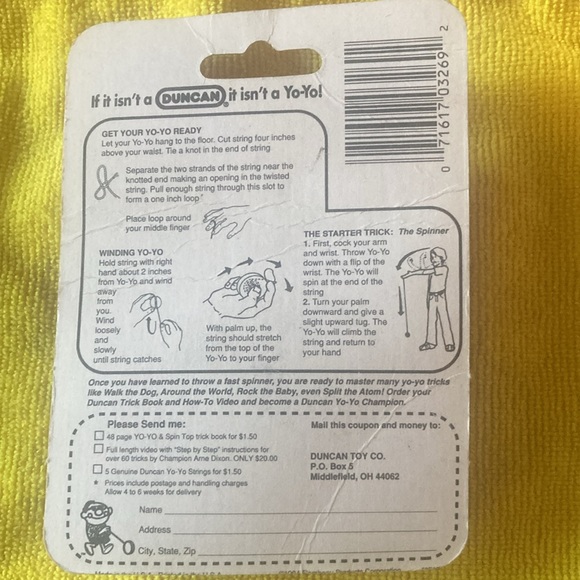Collectable 1987 Blue Duncan Yo-Yo Imperial 3269NP - Picture 3 of 5